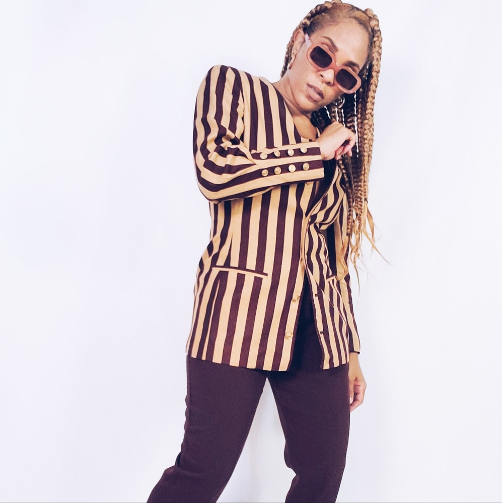 Striped Vintage Blazer